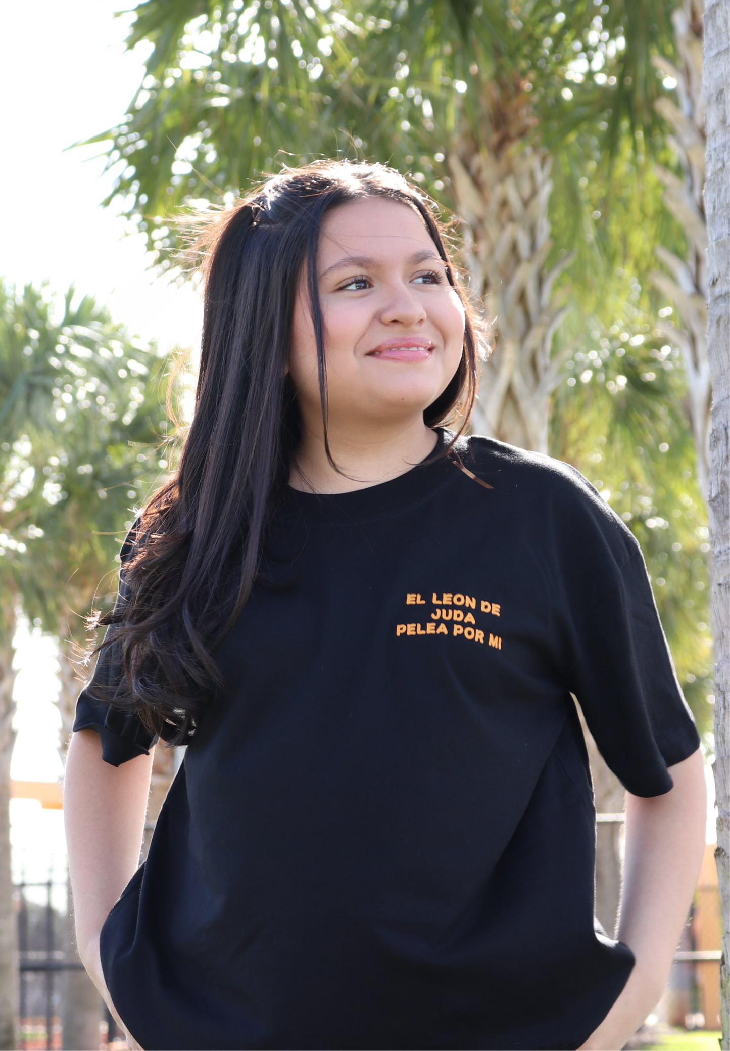 El León de Judá Pelea Por Mí | Camiseta Mujer Estilo Suelto