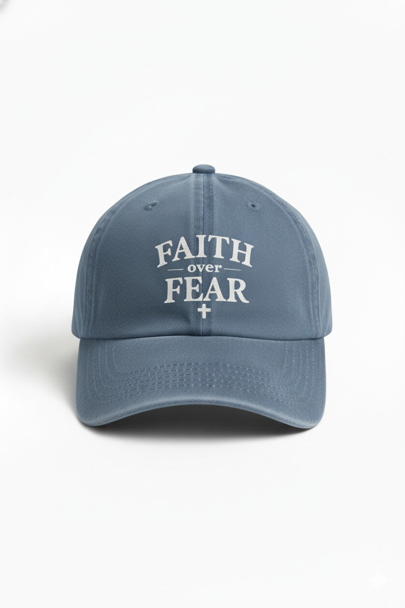 Faith Over Fear Christian Hat – Unisex | Gorra Cristiana Faith Over Fear (Unisex)