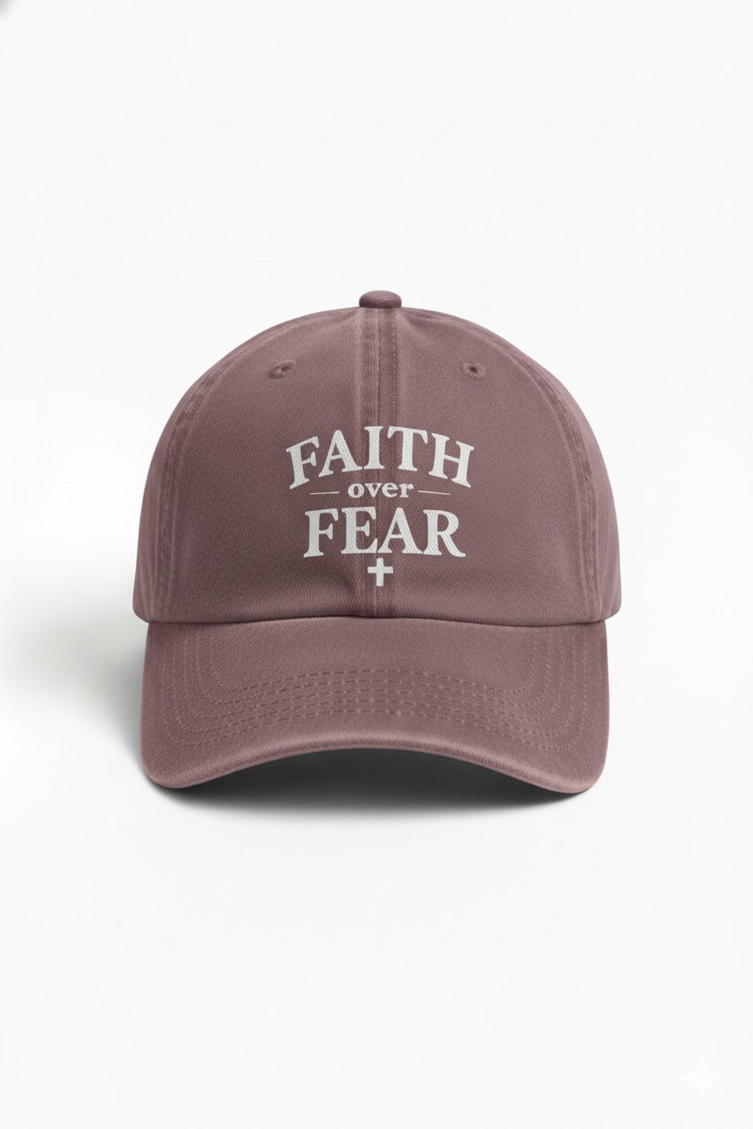 Faith Over Fear Christian Hat – Unisex | Gorra Cristiana Faith Over Fear (Unisex)