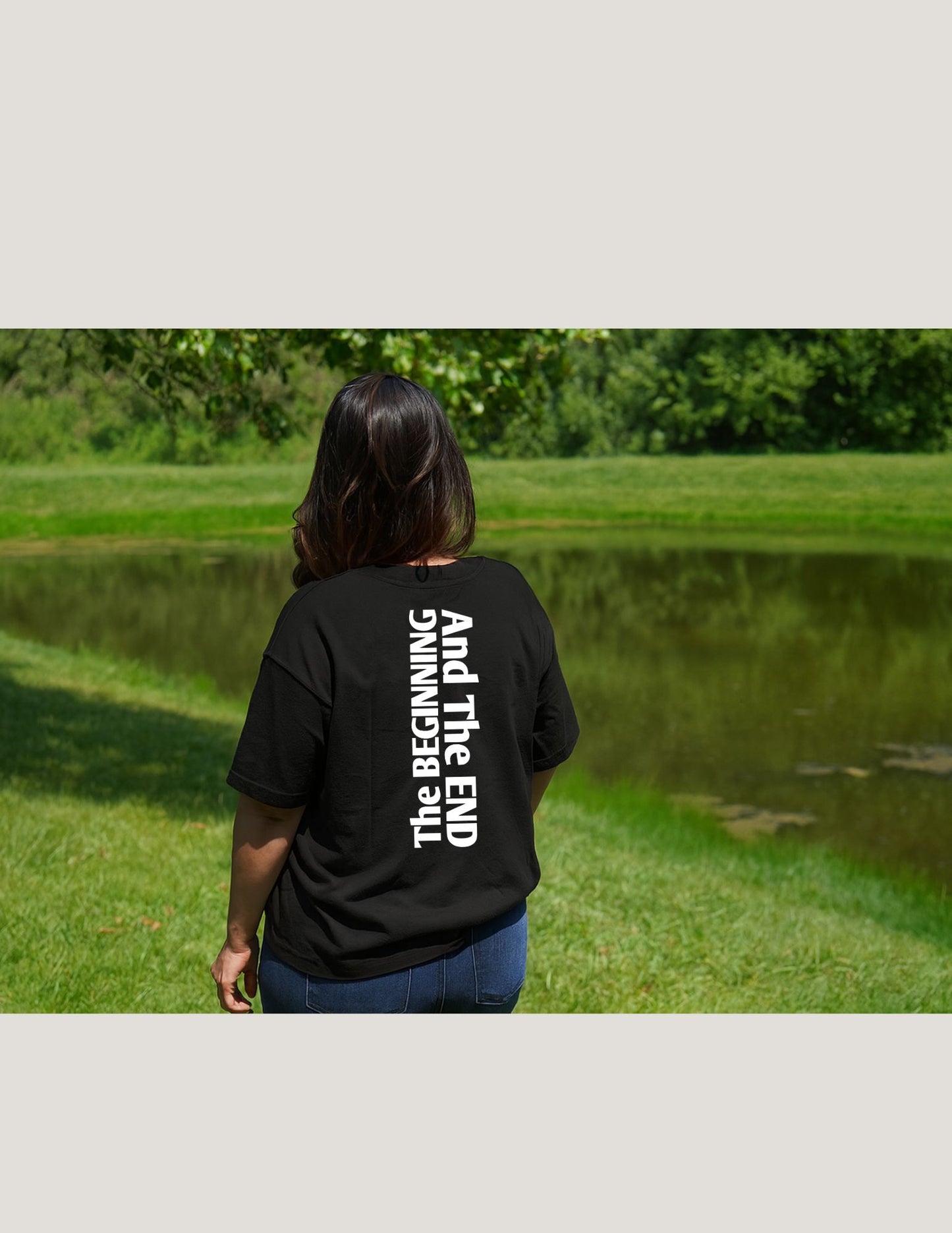 YESHUA – The Beginning & The End | Women's Loose Style Tee